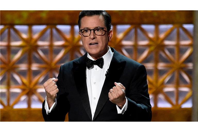 US-Moderator Colbert empfiehlt seinem Publikum ein Buch von Daniel Kehlmann. (Archivbild)