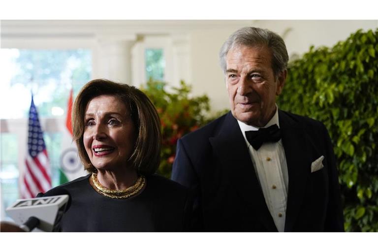 US-Politikerin Nancy Pelosi mit ihrem Ehemann Paul.