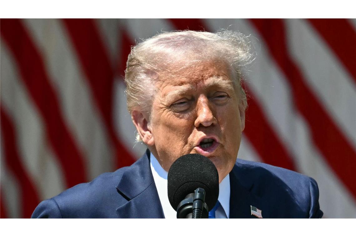 Trump will alle Käufer iranischen Öls mit Sanktionen belegen US-Präsident Donald Trump
