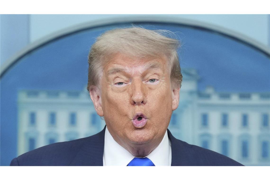 USA signalisieren Bereitschaft für mehr Ukraine-Hilfen US-Präsident Donald Trump