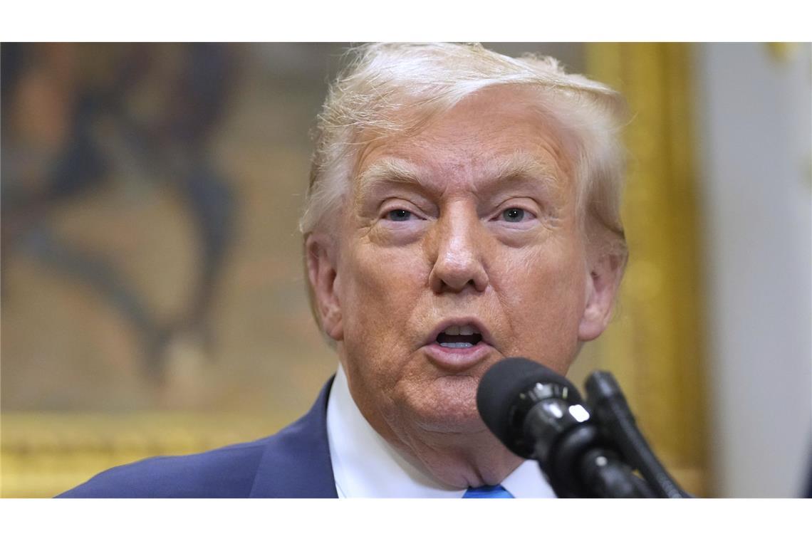 Trump lässt Atom-U-Boote verlegen: „näher an Russland“ US-Präsident Donald Trump.