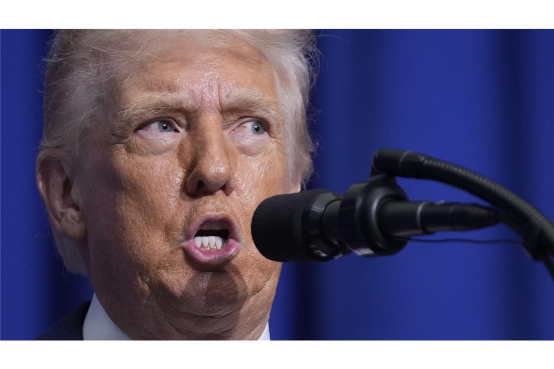 US-Präsident Donald Trump. (Archivbild)