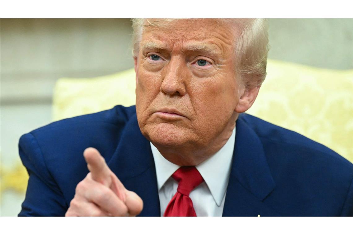 Trump: Selenskyj verlängert mit seiner Haltung den Krieg US-Präsident Donald Trump. (Archivbild)