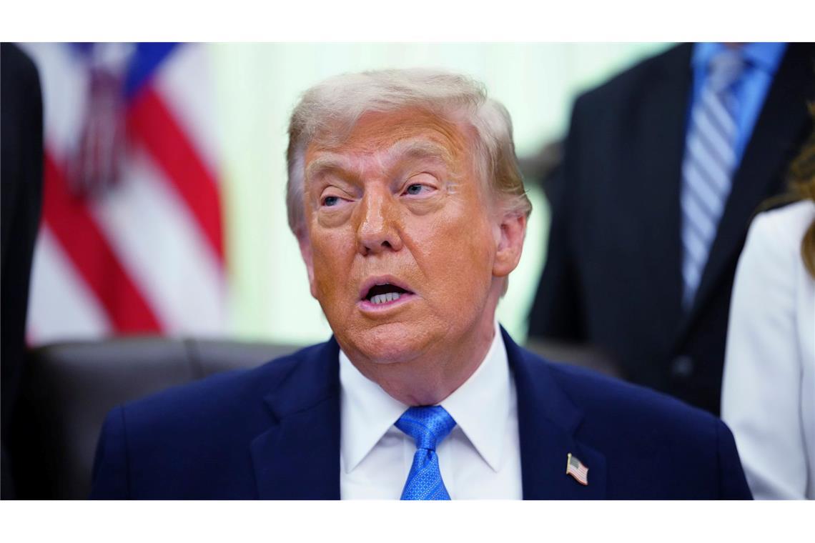US-Präsident Donald Trump droht dem Iran mit neuen Angriffen.