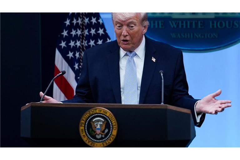 US-Präsident Donald Trump droht Ländern mit Strafzöllen. (Archivbild)