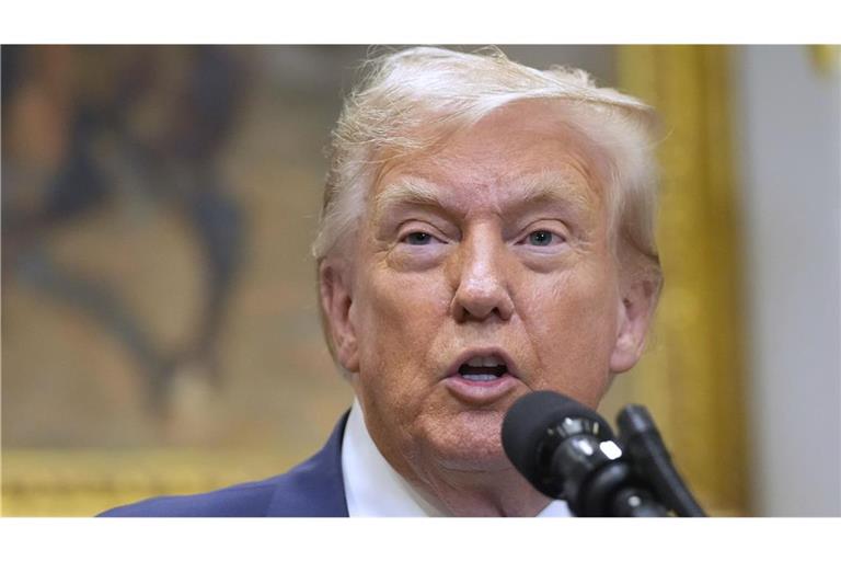 US-Präsident Donald Trump droht Russland.