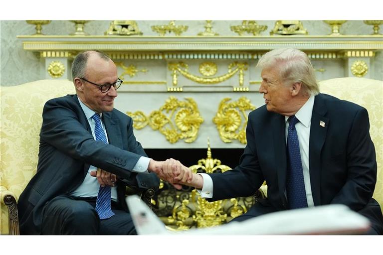 US-Präsident Donald Trump  empfängt Bundeskanzler Friedrich Merz (CDU) im Weißen Haus.