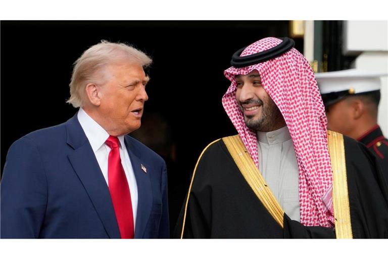 US-Präsident Donald Trump empfing den saudischen Kronprinzen Mohammed bin Salman im Weißen Haus.