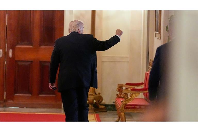 US-Präsident Donald Trump fordert vom Iran eine "bedingungslose Kapitulation".