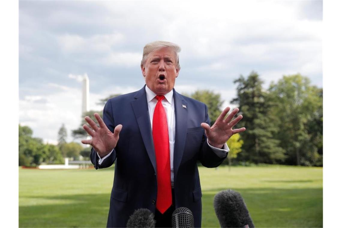 Trump spottet über Mueller-Aussage: „Lausigen Job gemacht“ US-Präsident Donald Trump. Foto: Carolyn Kaster/AP