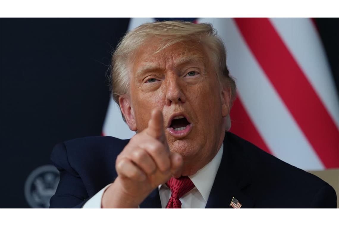 US-Präsident Donald Trump gratuliert der AfD zu ihrem Wahlsieg in Sachsen-Anhalt. (Archivfoto)