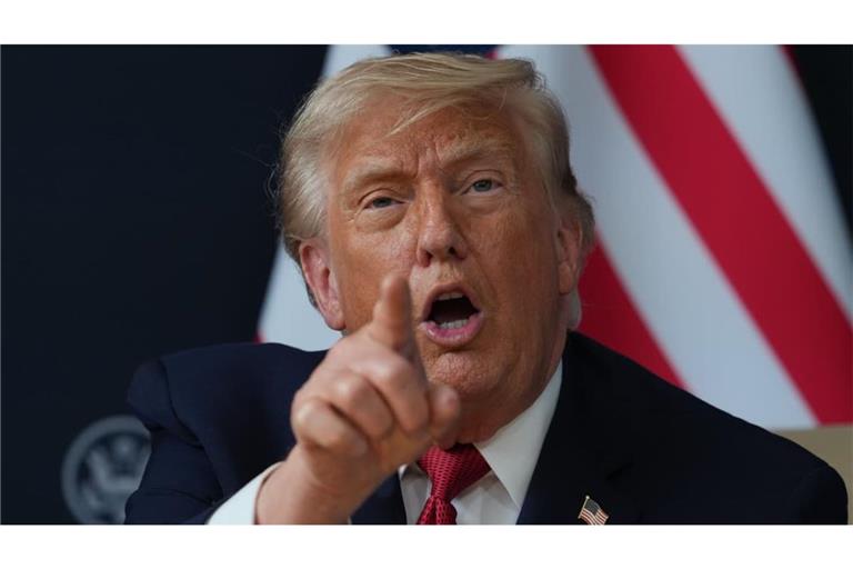 US-Präsident Donald Trump gratuliert der AfD zu ihrem Wahlsieg in Sachsen-Anhalt. (Archivfoto)