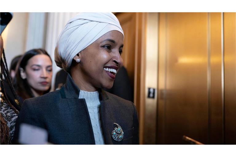 US-Präsident Donald Trump greift die linke Abgeordnete verbal immer wieder heftig an. (Archivbild)