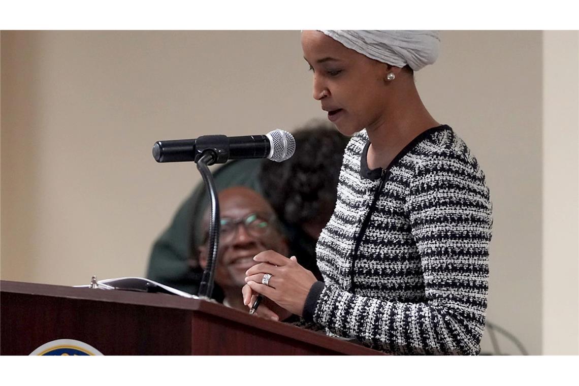 US-Präsident Donald Trump greift die linke Abgeordnete verbal immer wieder heftig an.