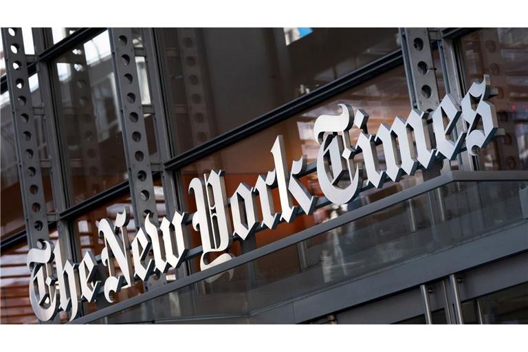 US-Präsident Donald Trump hat eine Milliarden-Klage gegen die renommierte "New York Times" eingereicht.