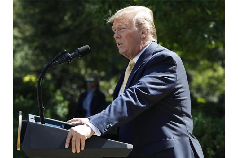 US-Präsident Donald Trump hat gedroht, noch mehr chinesische Waren mit Strafzöllen zu belegen. Foto: Jacquelyn Martin/AP