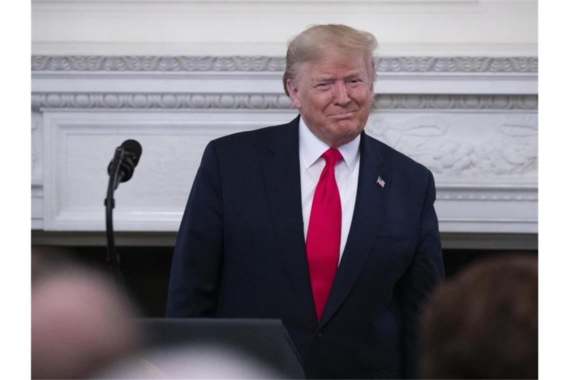 Trumps Haushaltsplan: Fokus auf nationaler Sicherheit US-Präsident Donald Trump hat seinen Haushaltsentwurf für das Finanzjahr 2021 vorgelegt. Foto: Alex Brandon/AP/dpa