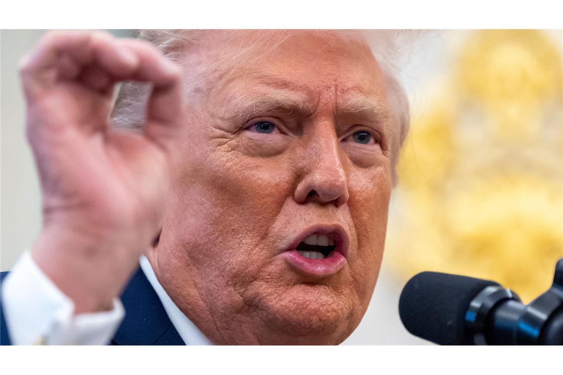 US-Präsident Donald Trump hatte wenige Tage zuvor eine Blockade aller sanktionierter Öltanker auf dem Weg  nach Venezuela angeordnet.