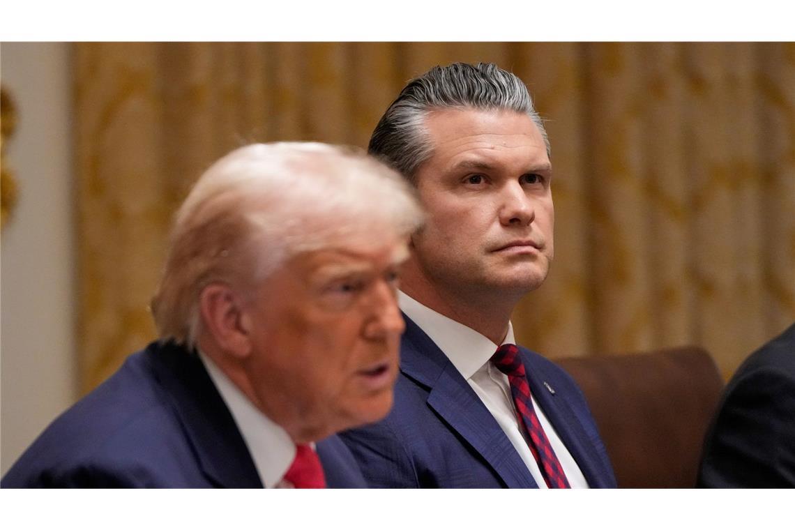 US-Präsident Donald Trump helfe gerne Ländern, die sich selbst helfen würden, sagte Pentagon-Chef Pete Hegseth. (Archivbild)