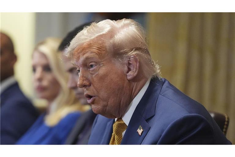 US-Präsident Donald Trump hofft nach eigenen Angaben auf eine Vereinbarung über eine Waffenruhe zwischen Israel und der  Hamas.