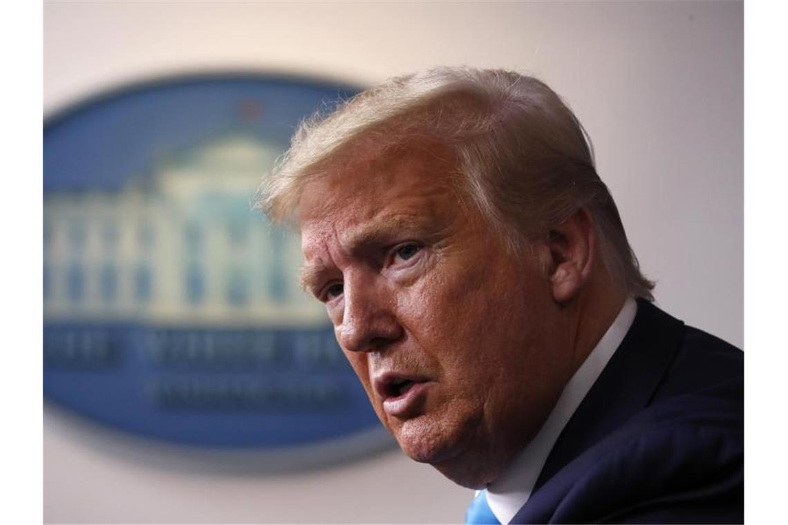 New Yorks Gouverneur Cuomo: Trump ist Präsident, kein König US-Präsident Donald Trump im Weißen Haus. Foto: Alex Brandon/AP/dpa