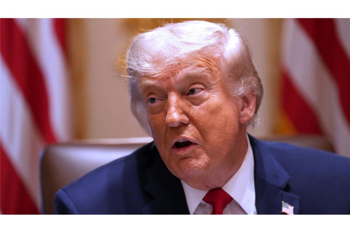 US-Präsident Donald Trump ist unzufrieden mit dem Verlauf der Verhandlungen.