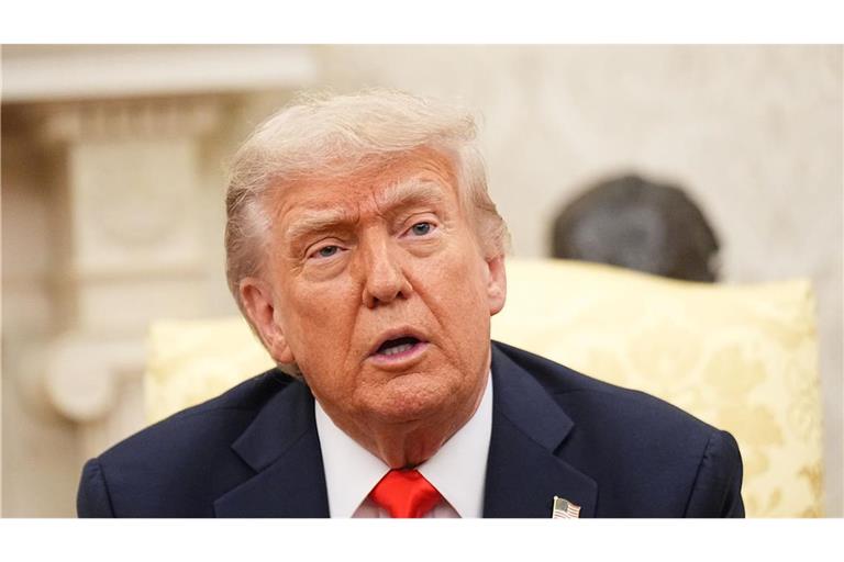 US-Präsident Donald Trump lässt nicht locker in Sachen Grönland. (Archivbild)