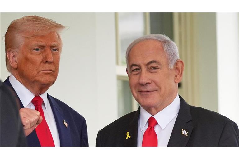 US-Präsident Donald Trump (links) mit Israels Premier Benjamin Netanjahu