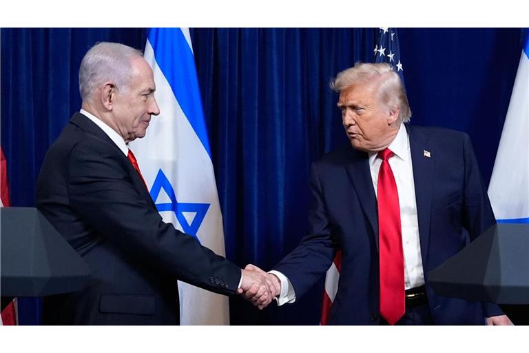 US-Präsident Donald Trump mit dem israelischen Ministerpräsident Benjamin Netanjahu (Archivfoto).