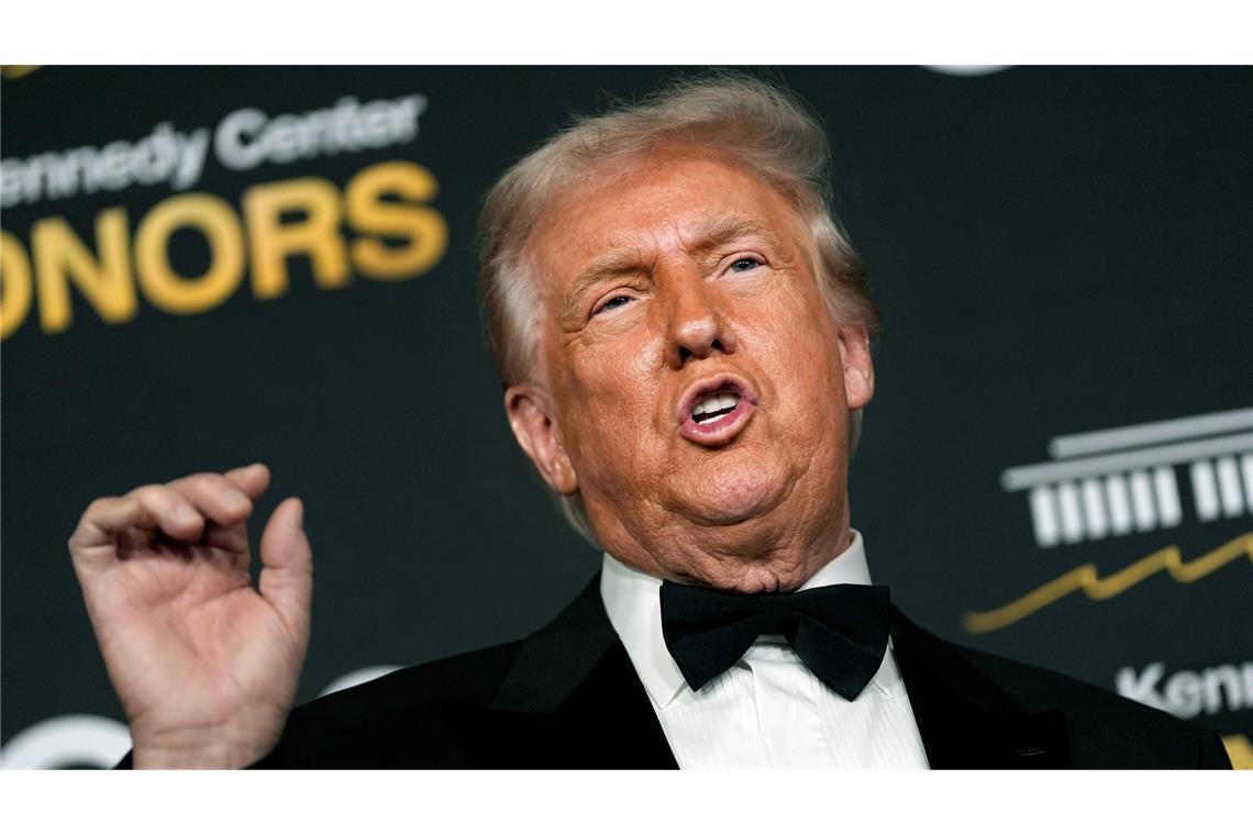 US-Präsident Donald Trump nimmt an einer Gala im Kennedy Center teil.