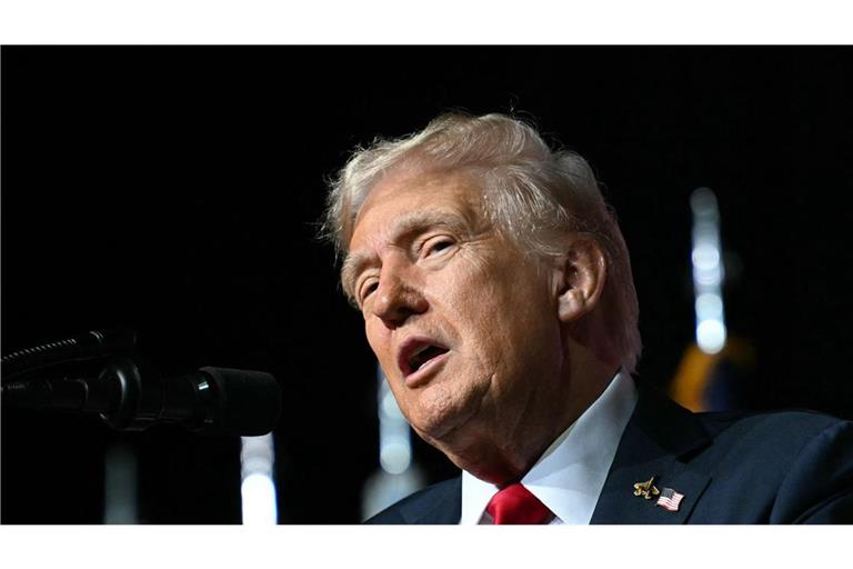 US-Präsident Donald Trump reist am Sonntag in nach Israel. (Archivbild)