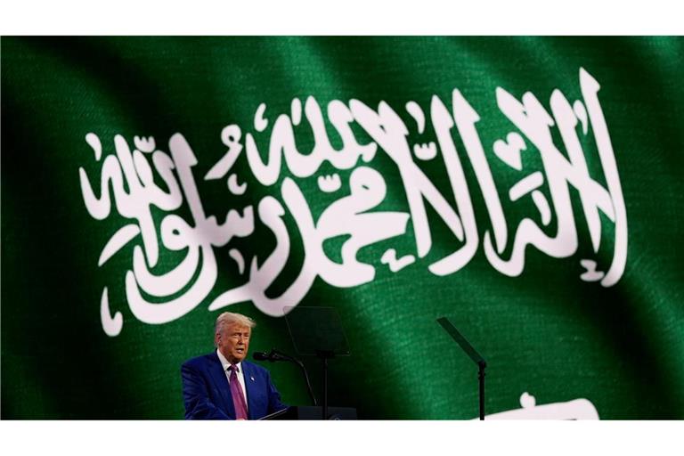 US-Präsident Donald Trump spricht auf dem Saudi-U.S. Investment Forum.