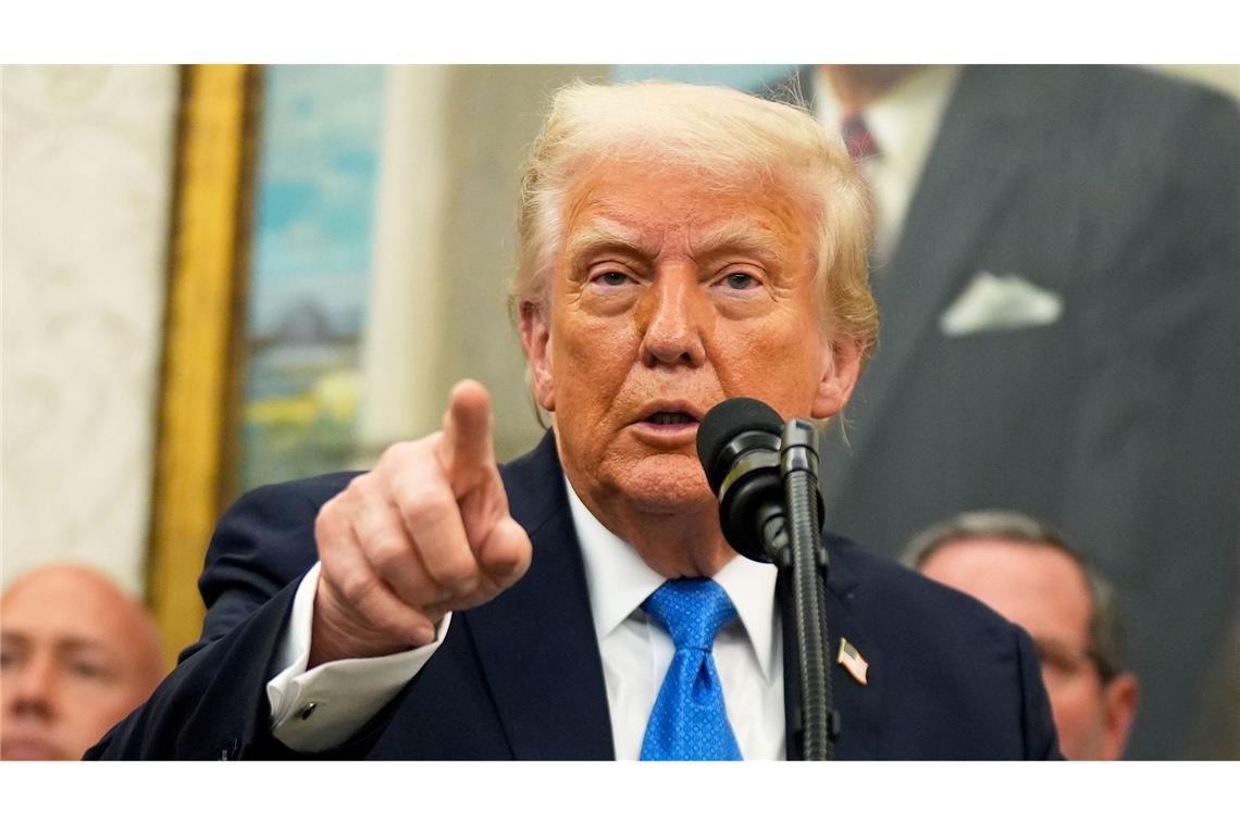 Trump legt Vertuschung von Bidens Krebserkrankung nahe US-Präsident Donald Trump streut Zweifel daran, dass die Krebserkrankung seines Amtsvorgängers Joe Biden erst jetzt bekannt wurde.