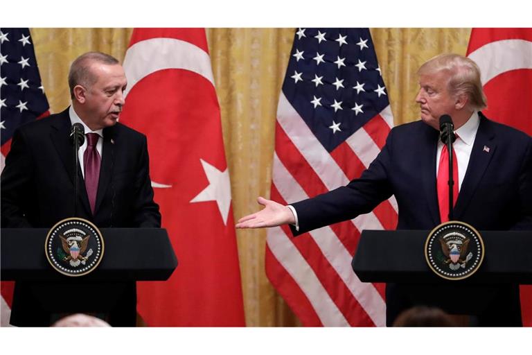US-Präsident Donald Trump und der türkische Präsident Erdogan (Archivbild)