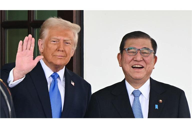 US-Präsident Donald Trump und Japans Regierungschef Shigeru Ishiba. (Archivfoto)