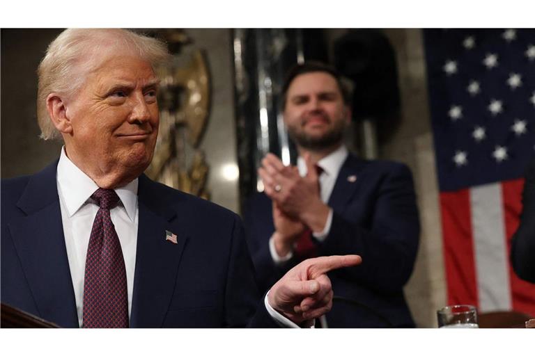 US-Präsident Donald Trump und sein Vize J.D. Vance. (Archivbild)