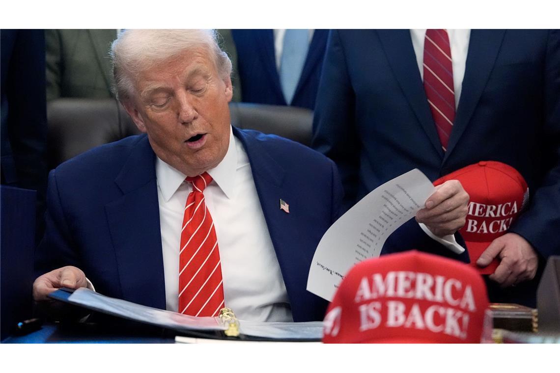 Trump unterschreibt Haushaltspaket: Shutdown beendet