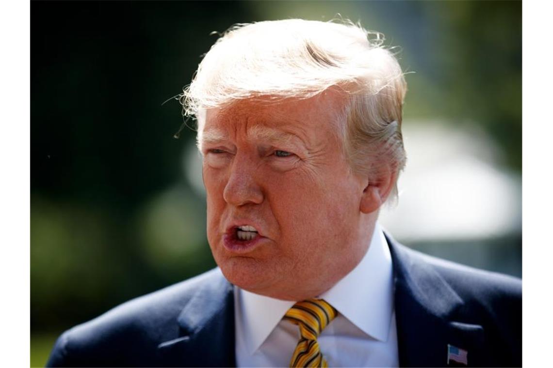 US-Präsident Donald Trump warnt Teheran: „In einigen Bereichen wird "überwältigend" Auslöschung bedeuten.“ Foto: Ting Shen/XinHua