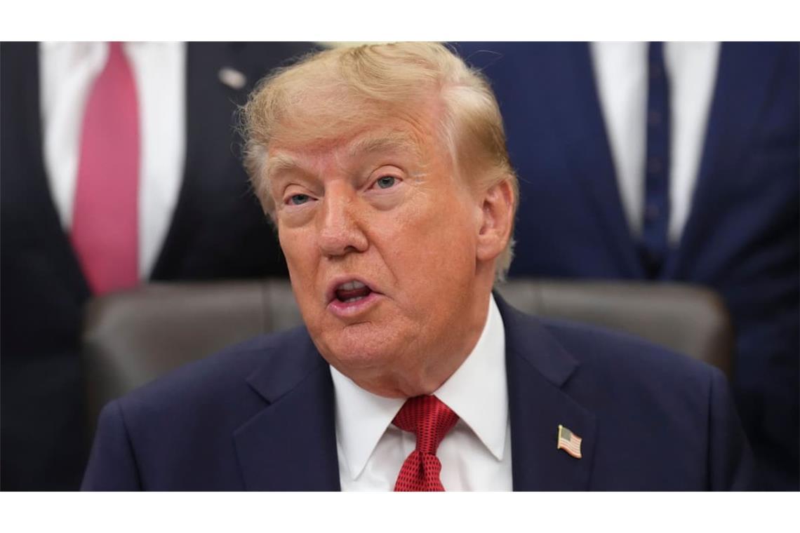 US-Präsident Donald Trump will die KI-Unternehmen regulieren. Dabei sollen die Geschäfte der gigantischen Unternehmen allerdings nicht geschädigt werden.