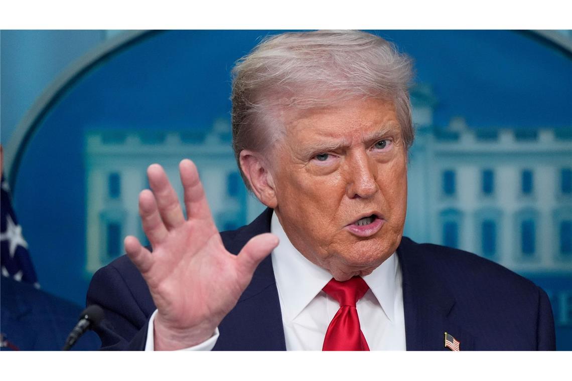 Treffen mit Putin: Trump erwartet keinen Deal zur Ukraine US-Präsident Donald Trump will keinen Deal machen.