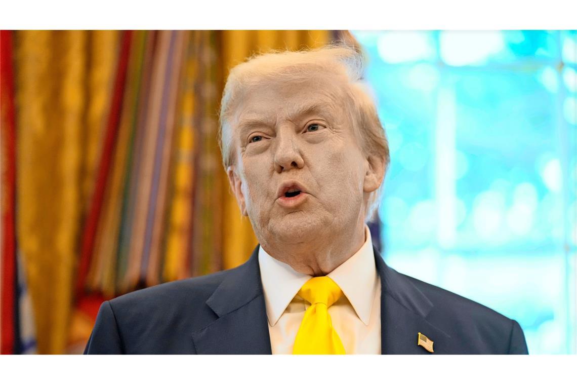 US-Präsident Donald Trump will Obdachlose aus Washington vertreiben. (Archivbild)