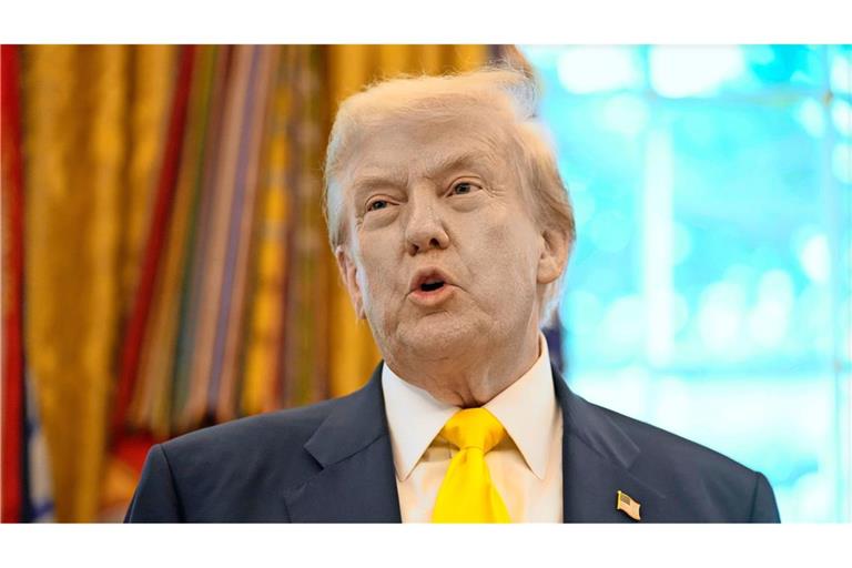 US-Präsident Donald Trump will Obdachlose aus Washington vertreiben. (Archivbild)