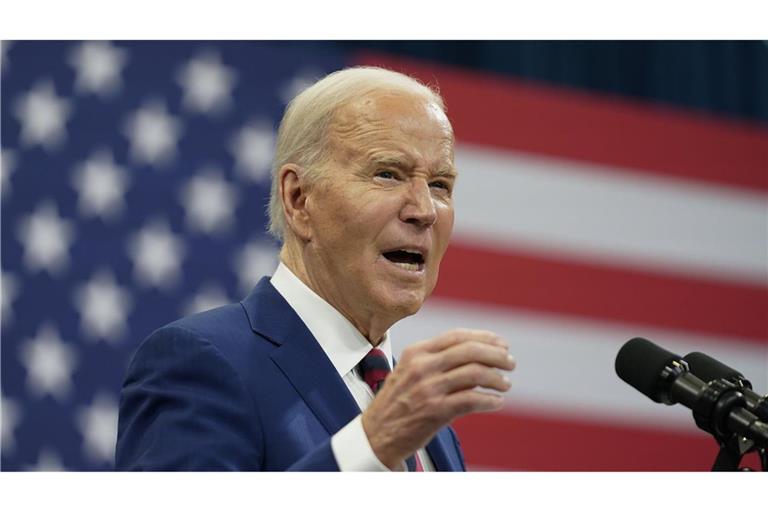US-Präsident Joe Biden befindet sich Mitten im Wahlkampf.