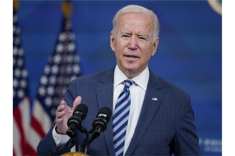 US-Präsident Joe Biden hat eine besondere Beziehung zu Soldaten und dem Militär. Foto: Evan Vucci/AP/dpa