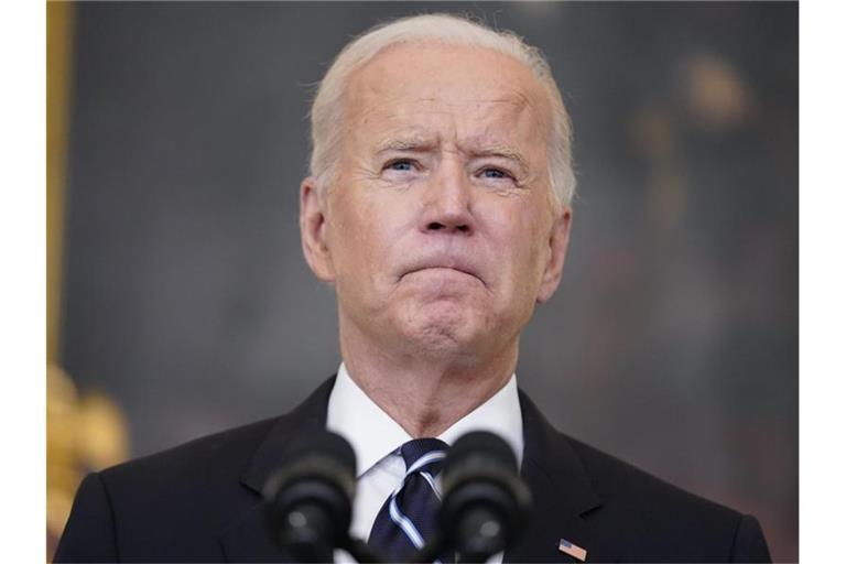 US-Präsident Joe Biden im Weißen Haus. Foto: Andrew Harnik/AP/dpa