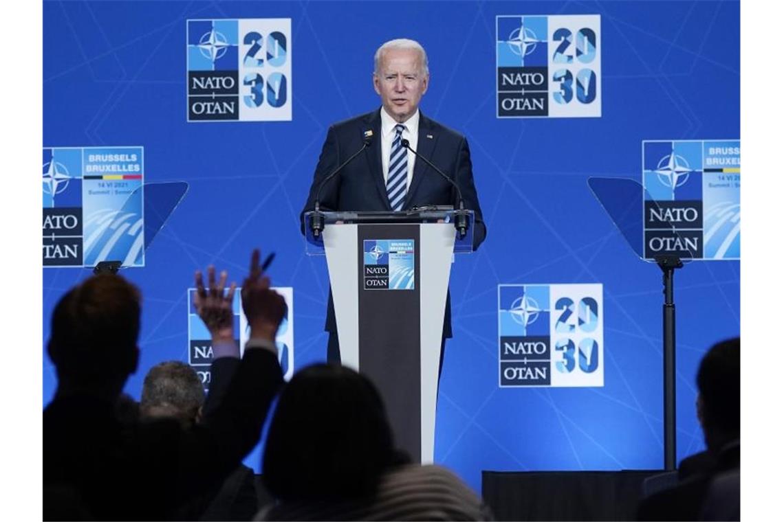 Europa als „natürlicher Partner“: Biden hofiert die EU US-Präsident Joe Biden ist seit vergangener Woche auf Europatour. Foto: Patrick Semansky/ AP/dpa