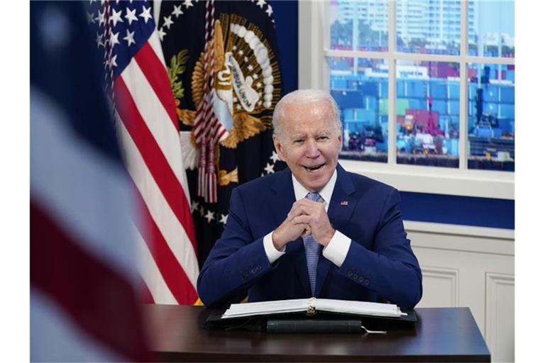 US-Präsident Joe Biden liebäugelt mit der Präsidentschaftswahl 2024. Foto: Patrick Semansky/AP/dpa