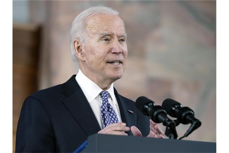 US-Präsident Joe Biden ruft das Land zum Engagement gegen Rassismus auf. Foto: Patrick Semansky/AP/dpa