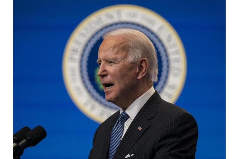 US-Präsident Joe Biden sagt, die Lieferung der zusätzlichen Impfdosen werde bis zum Sommer erwartet. Foto: Evan Vucci/AP/dpa