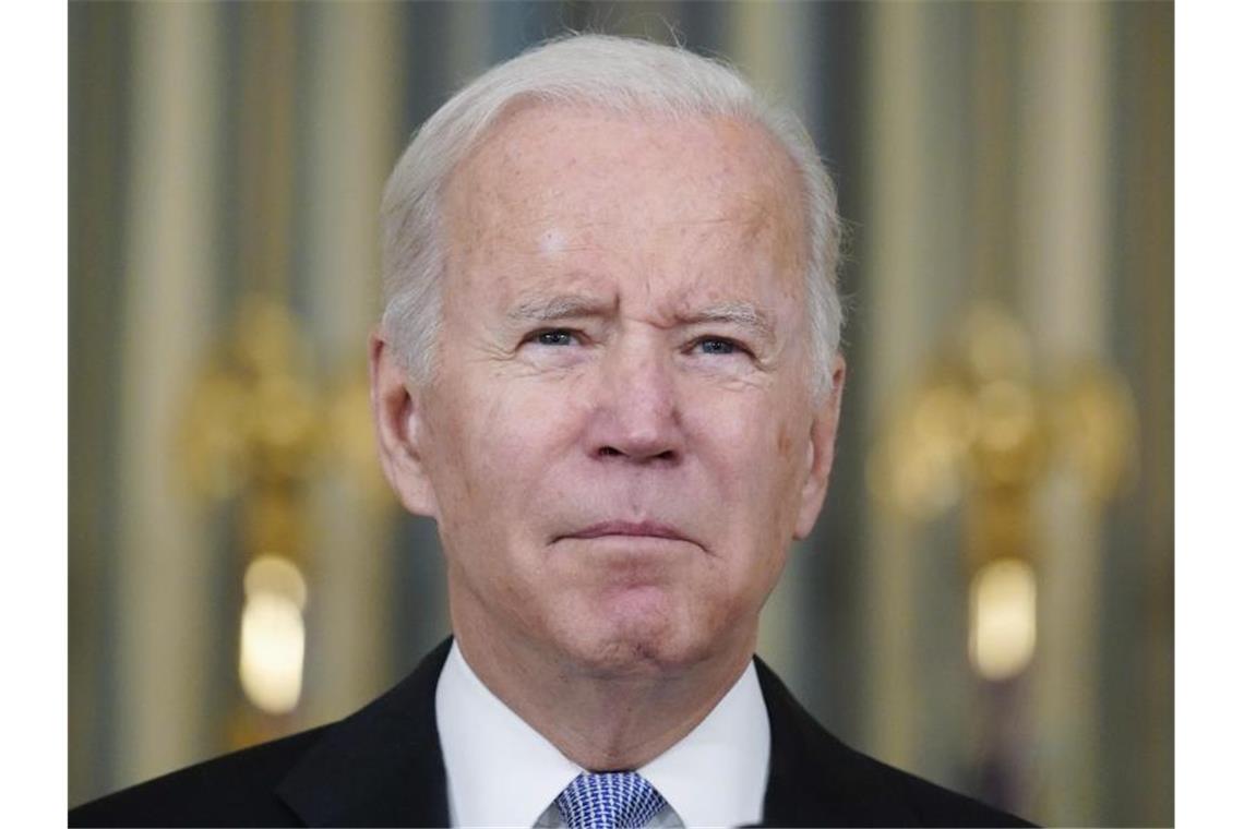 US-Präsident Joe Biden sagte mit Blick auf den Anstieg der Verbraucherpreise in den USA, es habe höchste Priorität für ihn, diesen Trend umzukehren. Foto: Alex Brandon/AP/dpa